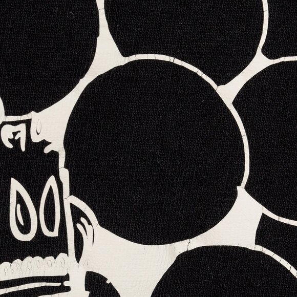 Moschino Black Cotton Princess Diana-Graphic Tee - Picture 6 of 7